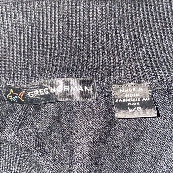 Greg Norman Men's Argyle Quarter Zip Long Sleeve Golf Modal Fabric Sweater - Picture 6 of 8